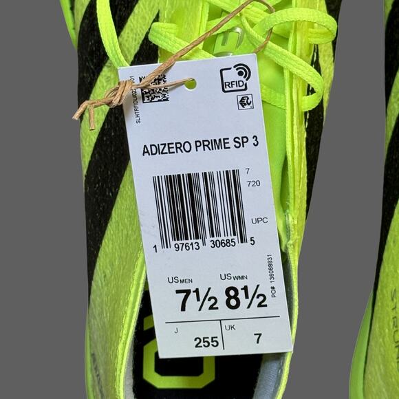 Adidas Adizero Prime SP 3 Strung Sprint Spikes Sz 7.5 main image 6